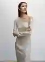 Vestido Hipolita-A Plata Talla S Mujer Mango