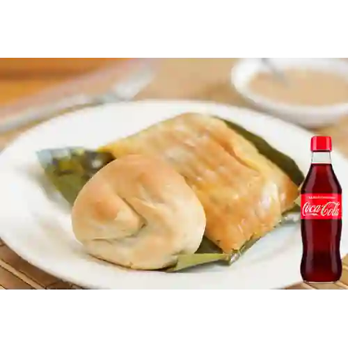 Combo Tamal de Pipián +Cocacola Orig 350ml