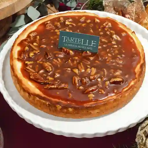 Tarte de queso mediana navidad