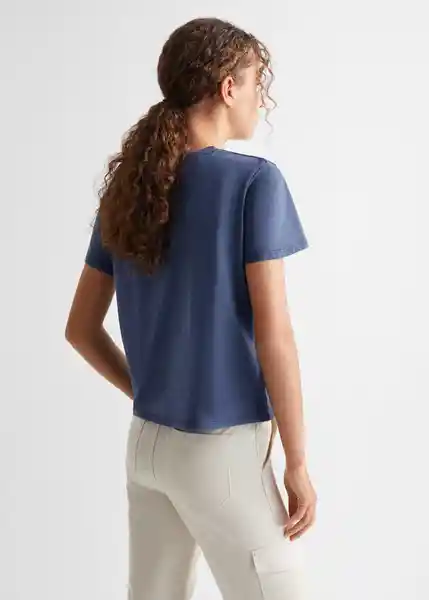 Camiseta Week Navy Talla 20 Niñas Mango