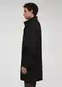 Abrigo Metro Negro Talla XXL Hombre Mango