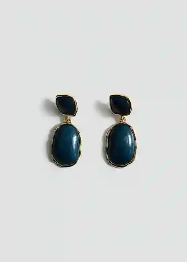 Aretess Delphin Oro Mujer Mango