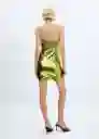 Vestido Xtina Verde Talla M Mujer Mango