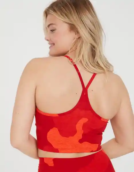 Top Deportivo Aerie Rosa Talla: Small American Eagle
