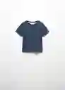 Camiseta Basica6B Navy Talla 72 Niños Mango