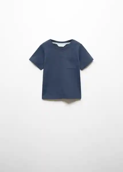 Camiseta Basica6B Navy Talla 72 Niños Mango