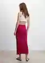 Falda Greta Fucsia Talla XS Mujer Mango