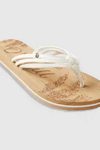 ONeill Sandalias Ditsy Femenino Blanco 08