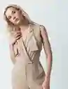 Enterizo Niña Mujer Beige Safari Claro Talla M 563F351 Naf Naf