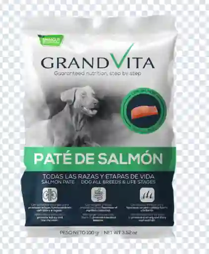 Grand Vita Alimento Húmedo Para Perro Paté Salmón