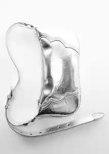 Bolso P Texas Plata Mujer Mango