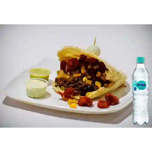 Combo Arepa Ranchera + Brisa Sin Gas 600ML