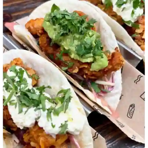 Taco de Pollo Crispy X3