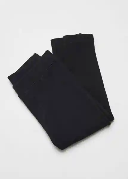 Leggings Terry Negro Talla 70 Niña Mango