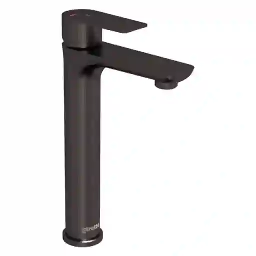 Stretto Grifería Monomando Lavamanos Alto Bruna Grafito Austral