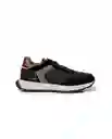 Tenis Runner Crack Negro Sombrio Ultraoscuro 38 Chevignon