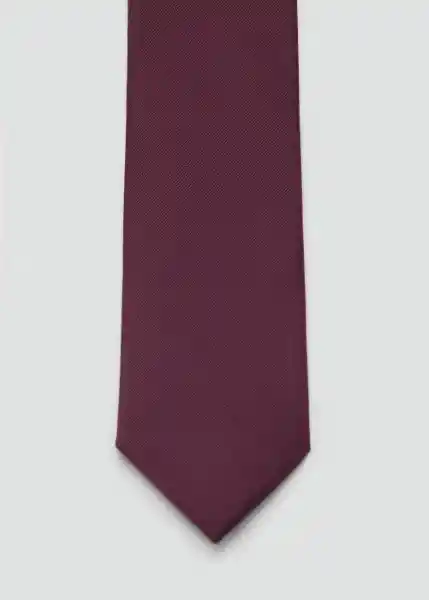 Corbata Basic6 Burdeos Talla 99 Hombre Mango
