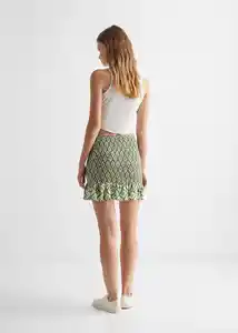 Falda Ohiof Verde Pastel Talla 20 Teen Niñas Mango