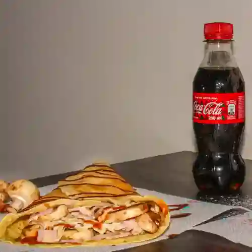 Crepe Champollo + Gaseosa 250ml