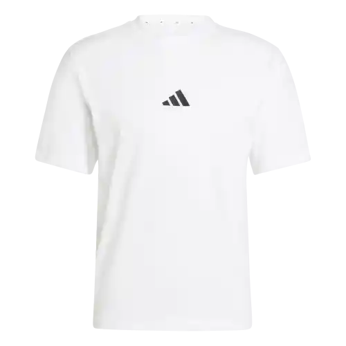 Adidas Camiseta Lifestyle Hombre Blanco Manga Corta Talla L