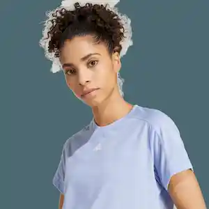 Adidas Camiseta Tr-Es Crew T Para Mujer Azul Talla S Ref: IX1013