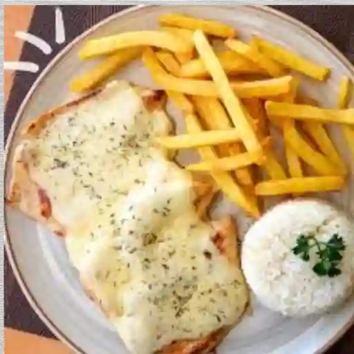 Pechuga gratinada