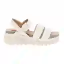 Sandalias Plataforma Brett Marfil 37