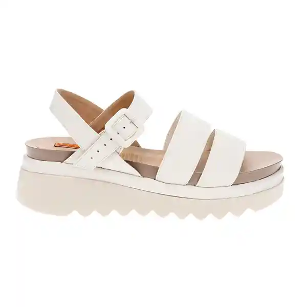 Sandalias Plataforma Brett Marfil 37