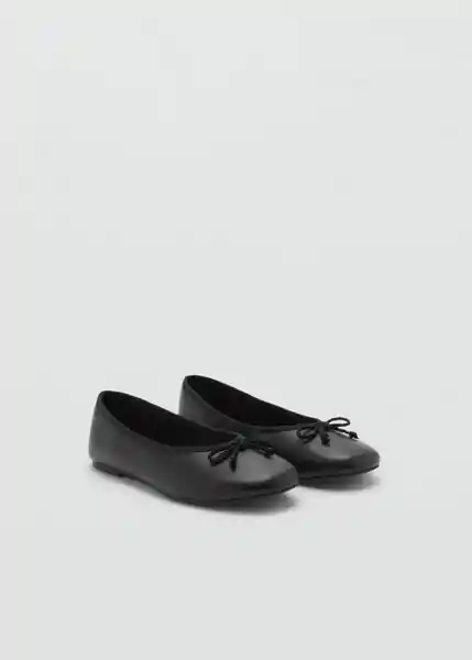 Zapatos Elise Negro Talla 34 Niñas Mango