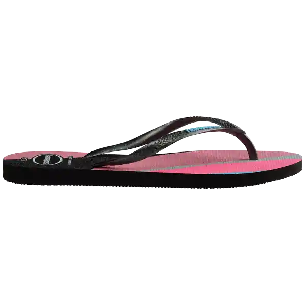 Sandalias Slim Palette Glow Negro Talla 40 4145766 Havaianas