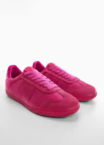 Zapatos Deportiva Superf Fucsia Talla 39 Mujer Mango