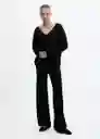 Jersey Vieira Negro Talla L Mujer Mango