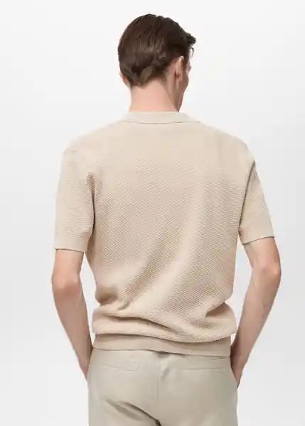 Camisa Canario Arena Talla M Hombre Mango