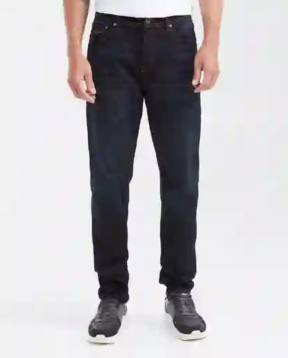 Jean Straight Fit Azul Dark Ultraoscuro T 36/32 Chevignon