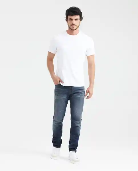 Jean Slim Fit Famous Azul Clásico Oscuro Talla 32 / 32 Chevignon