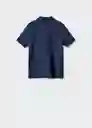 Camiseta Polo Javier4 Navy Talla 10 Niños Mango