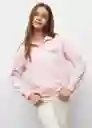 Buzo Buzo Sudadera Malva Talla 20 Teen Niñas Mango