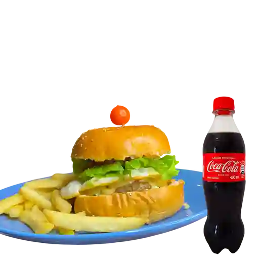 Hamburguesa suprema especial + gaseosa