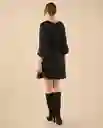 Vestido Jaguar Negro Ultraoscuro Talla L 492G000 Esprit