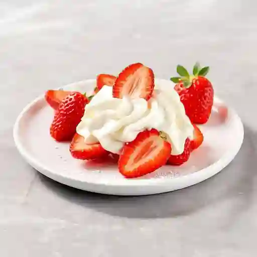 Fresas con Crema Chantilly