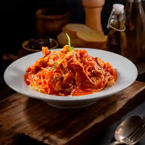 Spaghetti con Pollo