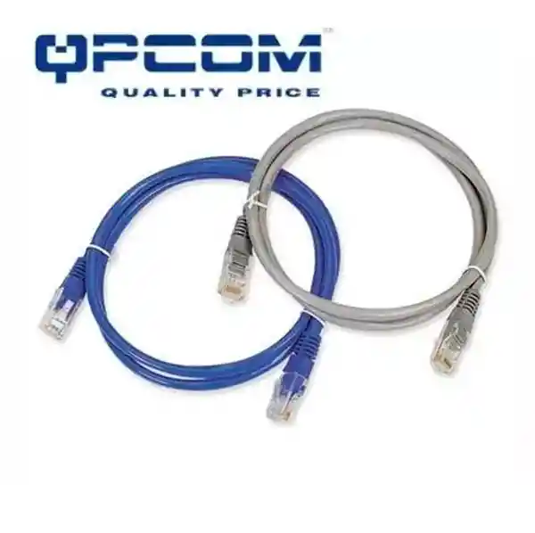 Qpqcom Cable de Red Patch Cord Utp Cat 6E Con 1 Metro