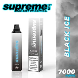 Vape Supreme Black Ice Epic  +  (5%) 7000 Puffs - 1 Ud.