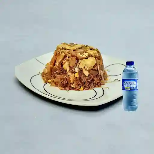 Combo Arroz Paisa + Cristal Sin Gas 450 ml