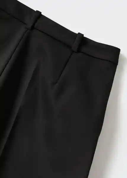 Short Malú 4-H Negro Talla 42 Mujer Mango