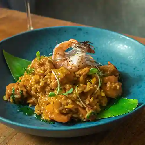 Arroz Pezetarian (risotto de Mariscos)