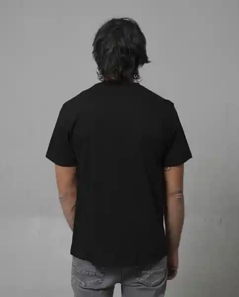 Camiseta Hombre Negro Talla L 109G000_NEG194007 Rifle