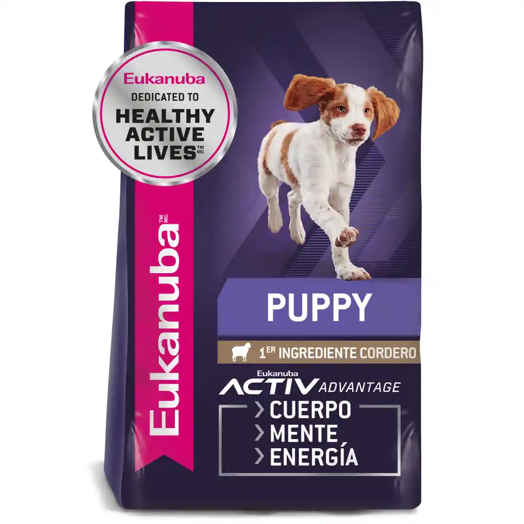 Eukanuba Alimento Para Perro Cachorro Raza Mediana Cordero 15 Lb