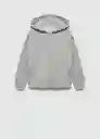 Sudadera Francia Gris Medio Vigore Talla 08 Niños Mango