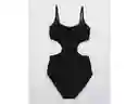 American Eagle Vestido Baño Aerie Negro Real Large